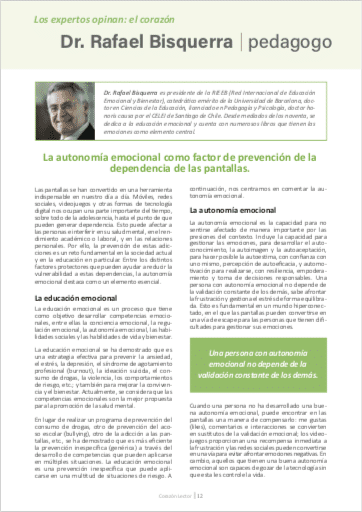 EL CORAZÓN por el DR. RAFAEL BISQUERRA