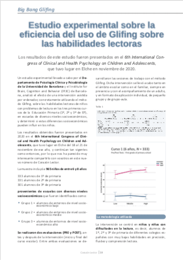 ESTUDIO EXPERIMENTAL SOBRE LA EFICIENCIA DE GLIFING