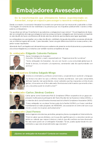 EMBAJADORES AVESEDARI