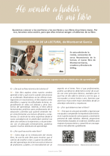 HE VENIDO A HABLAR DE MI LIBRO MONTSERRAT GARCIA