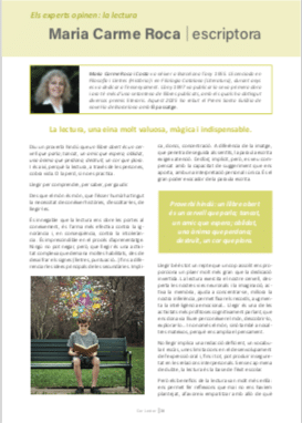 10 La Lectura per Maria Carme Roca