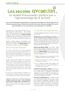 ESCOLES AVESEDARI