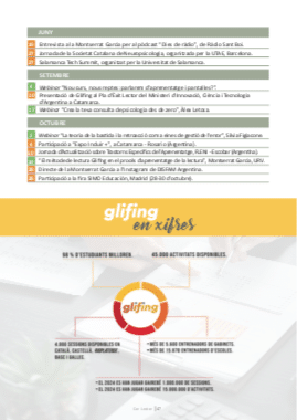 GLIFING EN XIFRES 2025